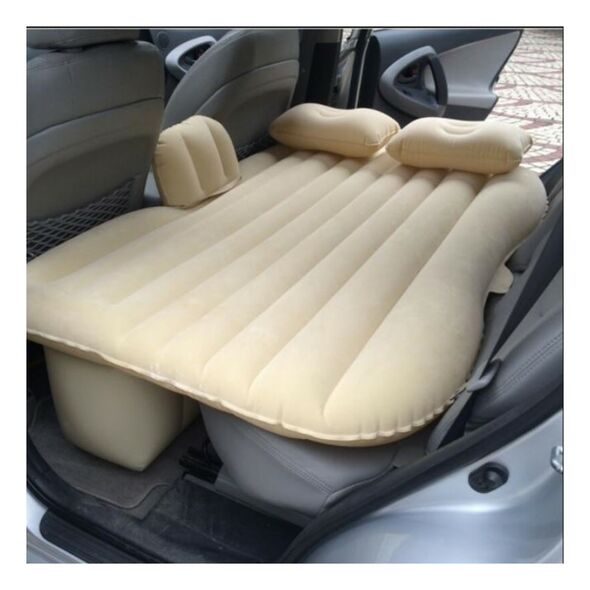 Φουσκωτό Στρώμα για το Πίσω Κάθισμα Αυτοκινήτου με Τρόμπα 12V