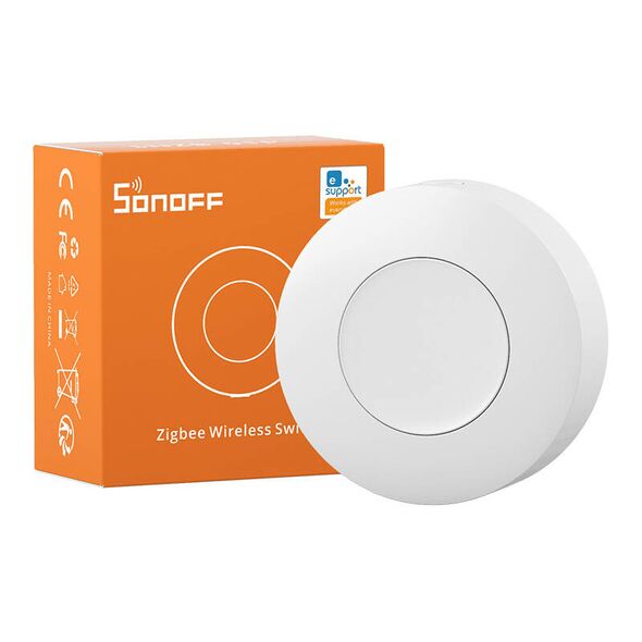 Sonoff Smart Zigbee Wireless Switch Sonoff SNZB-01P (round) 057374 6920075740615 SNZB-01P έως και 12 άτοκες δόσεις