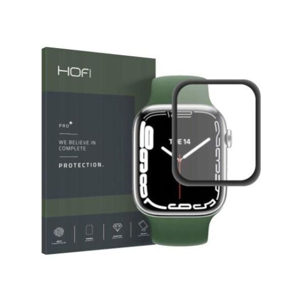 Hybrid Nano Glass Hofi Premium Pro+ Apple Watch 7/ 8 41mm Μαύρο (1 τεμ.) 9589046918445 9589046918445 έως και 12 άτοκες δόσεις