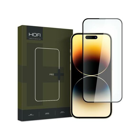 Tempered Glass Full Face Hofi Pro+ Apple iPhone 15 Μαύρο (1 τεμ.) 9319456604757 9319456604757 έως και 12 άτοκες δόσεις