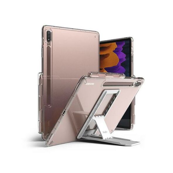 Θήκη TPU & PC με Σταντ Ringke Fusion Combo Samsung T970 Galaxy Tab S7 Plus Wi-Fi/ T976B Galaxy Tab S7 Plus 5G Διάφανο 8809818840547 8809818840547 έως και 12 άτοκες δόσεις