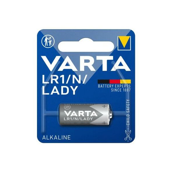 Μπαταρία Alkaline Varta LR1 LADY N 1.5V (1 τεμ) 4008496128136 4008496128136 έως και 12 άτοκες δόσεις