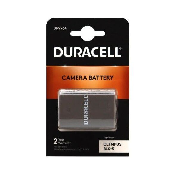 Μπαταρία Κάμερας Duracell DR9964 για Olympus BLS-5 7.4V 1100mAh (1 τεμ) 5055190140222 5055190140222 έως και 12 άτοκες δόσεις