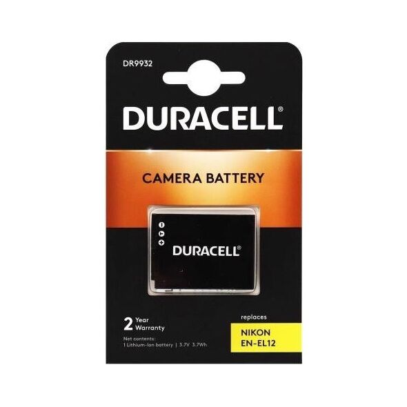 Μπαταρία Κάμερας Duracell DR9932 για Nikon EN-EL12 3.7V 1000mAh (1 τεμ) 5055190114643 5055190114643 έως και 12 άτοκες δόσεις