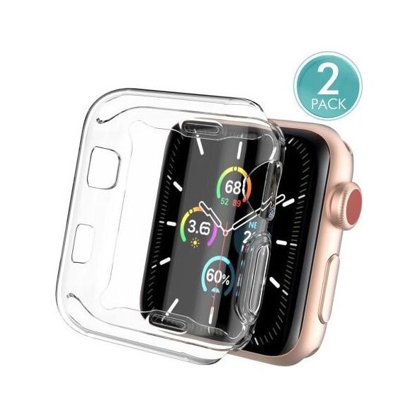 Θήκη TPU Ahastyle WA05 Premium Apple Watch 1/ 2/ 3 38mm Διάφανο (2 τεμ.) X002J05NZ7 X002J05NZ7 έως και 12 άτοκες δόσεις