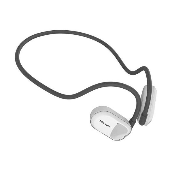 Στερεοφωνικό Ακουστικό Bluetooth HiFuture Future Mate Neckband Γκρι-Λευκό 6972576180940 6972576180940 έως και 12 άτοκες δόσεις