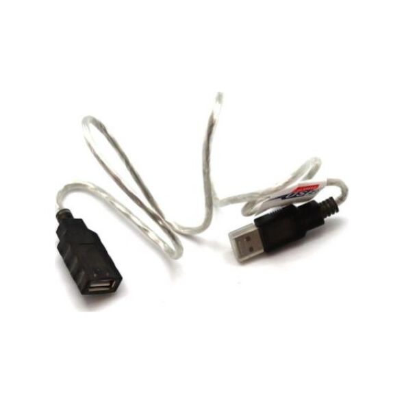 Καλώδιο Προέκτασης Male USB/ Female USB 1m Ασημί (Ασυσκεύαστο) 1110111060011 1110111060011 έως και 12 άτοκες δόσεις