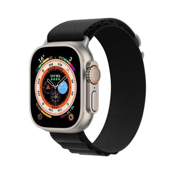 Λουράκι Devia Sport5 Nylon Woven Apple Watch (42/ 44/ 45/ 49mm) Deluxe Μαύρο 6938595381836 6938595381836 έως και 12 άτοκες δόσεις