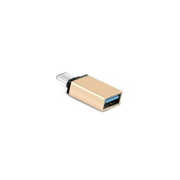 Αντάπτορας USB Host OTG (Female) σε USB C (Male) Metallic Χρυσό (Ασυσκεύαστο) 0111010244 0111010244 έως και 12 άτοκες δόσεις