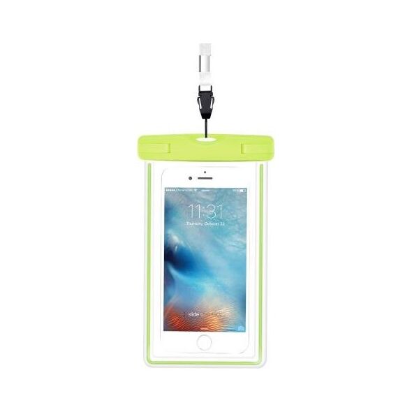 Waterproof Θήκη Devia Ranger Fluorescence για Smartphones έως 5.5'' Ανοικτό Πράσινο 6952897986728 6952897986728 έως και 12 άτοκες δόσεις