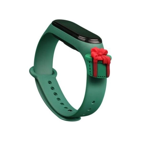 Λουράκι Xiaomi Mi Band 4/ Mi Band 5/ Mi Band 6 Xmas Present Πράσινο (Ασυσκεύαστο) 1110124010080 1110124010080 έως και 12 άτοκες δόσεις