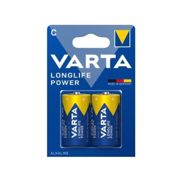 Μπαταρία Alkaline Varta Longlife Power C LR14 (2 τεμ.) 4008496559312 4008496559312 έως και 12 άτοκες δόσεις