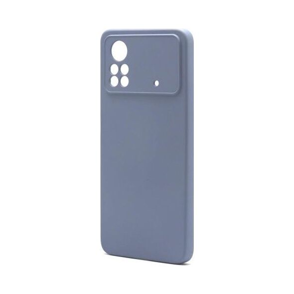 Θήκη Liquid Silicon inos Xiaomi Poco X4 Pro 5G L-Cover Γκρι-Μπλε 5205598155674 5205598155674 έως και 12 άτοκες δόσεις