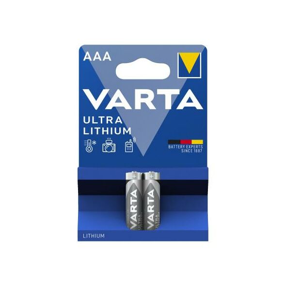 Μπαταρία Lithium Varta Ultra AAA LR03 (2 τεμ.) 4008496680399 4008496680399 έως και 12 άτοκες δόσεις