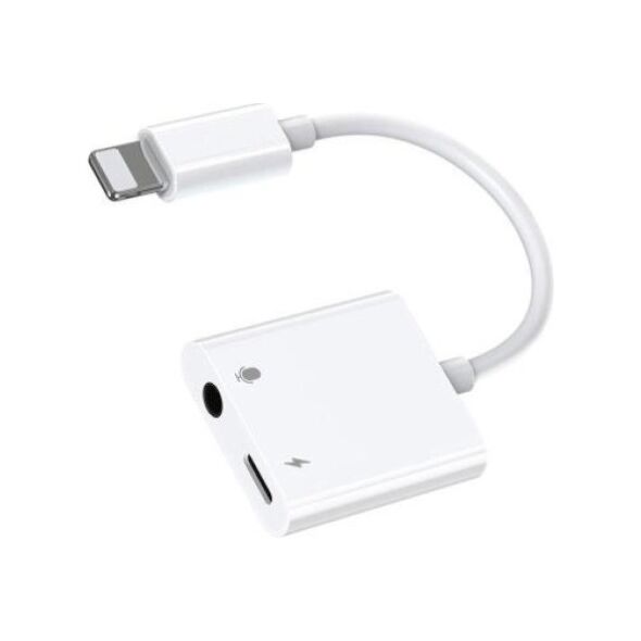 Αντάπτορας Joyroom S-Y105 Lightning Αρσενικό σε 3.5mm Θηλυκό & Lightning Θηλυκό Λευκό 6941237122797 6941237122797 έως και 12 άτοκες δόσεις