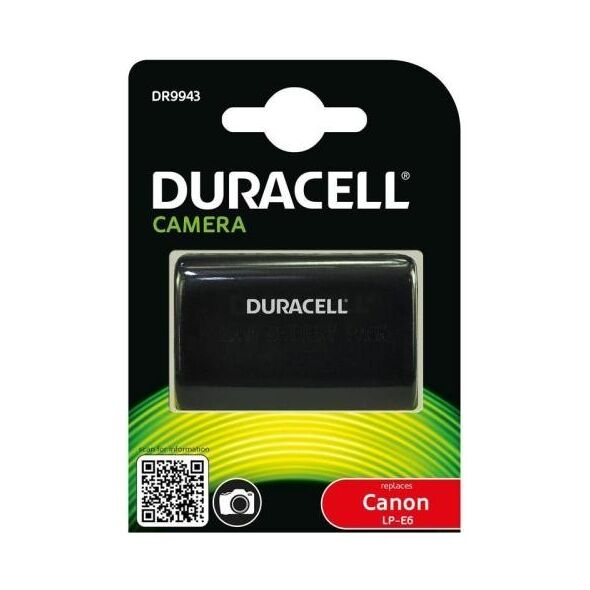 Μπαταρία Κάμερας Duracell DR9943 για Canon LP-E6 7.4V 1600mAh (1 τεμ) 5055190114681 5055190114681 έως και 12 άτοκες δόσεις