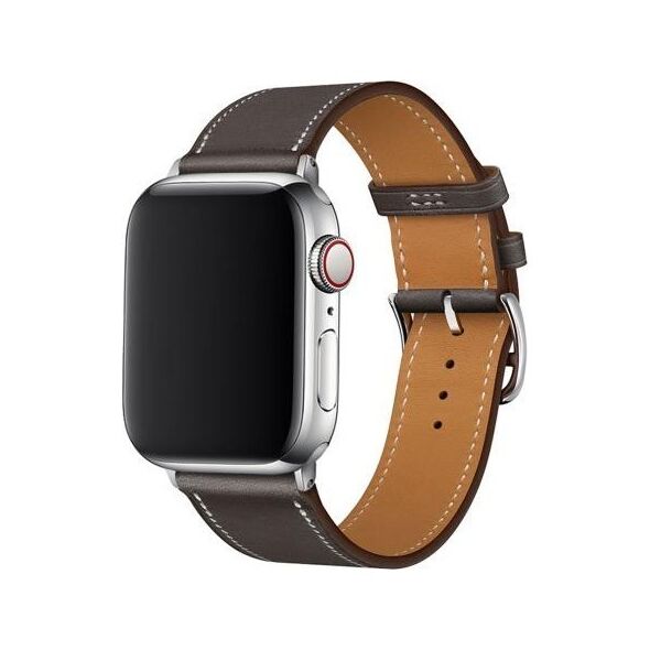 Λουράκι Devia Elegant PU Leather Apple Watch (38/ 40/ 41mm) Taupe 6938595365416 6938595365416 έως και 12 άτοκες δόσεις