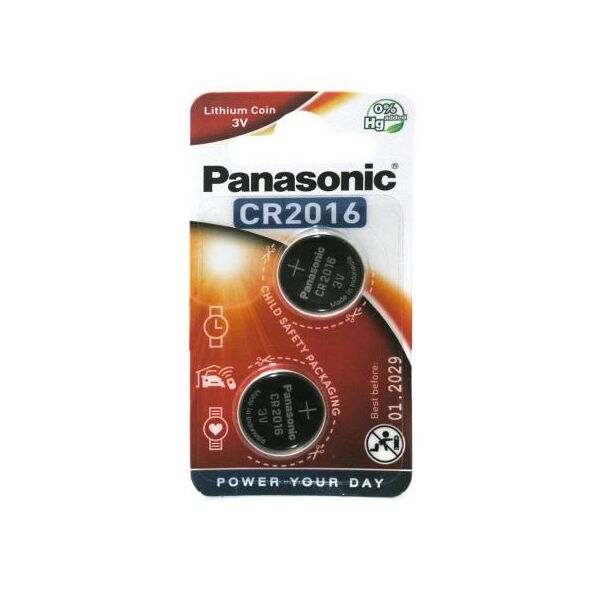 Lithium Button Cells Panasonic CR2016 (2 τεμ) 5025232060665 5025232060665 έως και 12 άτοκες δόσεις