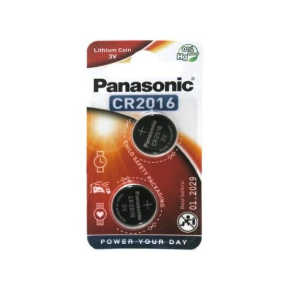 Lithium Button Cells Panasonic CR2016 (2 τεμ) 5025232060665 5025232060665 έως και 12 άτοκες δόσεις