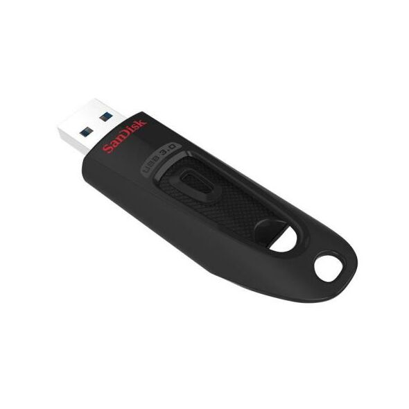 USB 3.0 Flash Disk SanDisk Ultra SDCZ48 USB A 64GB 130MB/s Μαύρο 619659102197 619659102197 έως και 12 άτοκες δόσεις