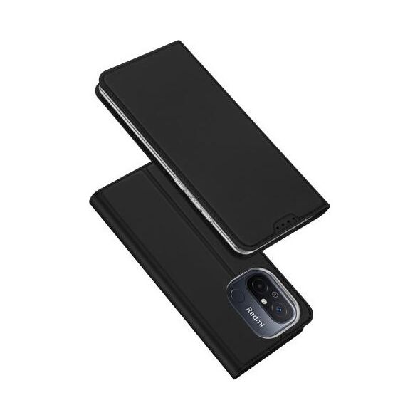 Θήκη Flip Dux Ducis Skin Pro Xiaomi Poco C55/ Redmi 12C Μαύρο 6934913030844 6934913030844 έως και 12 άτοκες δόσεις