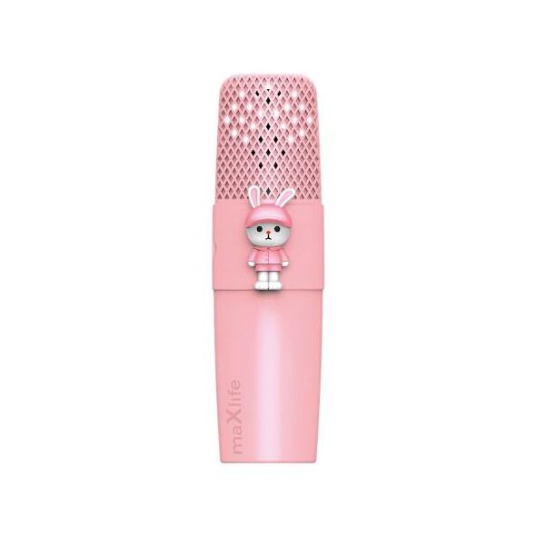 Ασύρματο Μικρόφωνο Bluetooth Maxlife MXBM-500 Animal με Ηχείο (Karaoke) Ροζ 5900495094001 5900495094001 έως και 12 άτοκες δόσεις