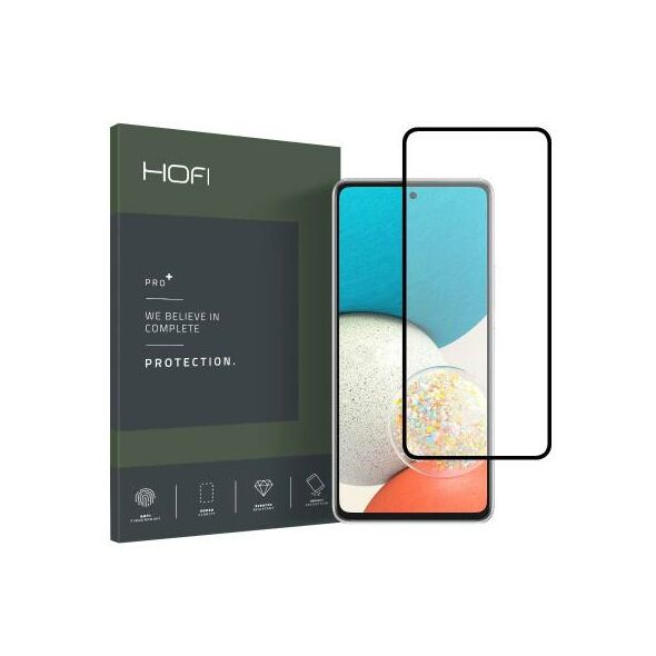 Tempered Glass Full Face Hofi Premium Pro+ Samsung A536B Galaxy A53 5G Μαύρο (1 τεμ.) 9589046920257 9589046920257 έως και 12 άτοκες δόσεις