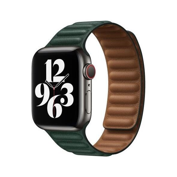 Λουράκι Devia Elegant Leather Apple Watch (38/ 40/ 41mm) Two-Tone Πράσινο 6938595364938 6938595364938 έως και 12 άτοκες δόσεις