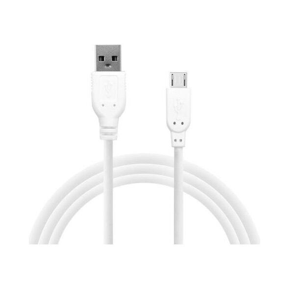 Καλώδιο Σύνδεσης USB 2.0 inos USB A σε Micro USB 1m Λευκό 5205598077983 5205598077983 έως και 12 άτοκες δόσεις