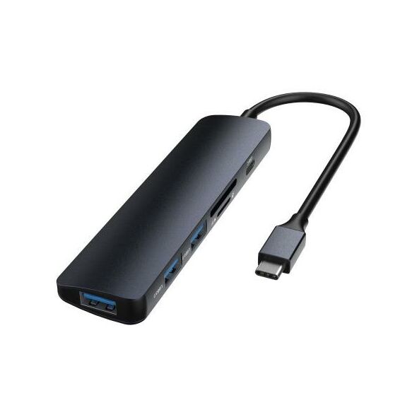 Hub USB C Devia EC135 5 σε 1 με Card Reader Leopard PD Γκρι 6938595329432 6938595329432 έως και 12 άτοκες δόσεις