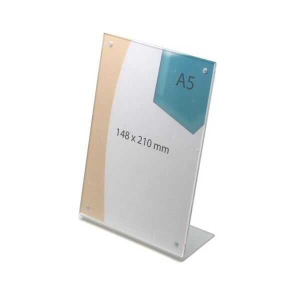 Plexiglass Σταντ Εντύπων με Κλίση Α5 1 Όψης 1110114010034 1110114010034 έως και 12 άτοκες δόσεις