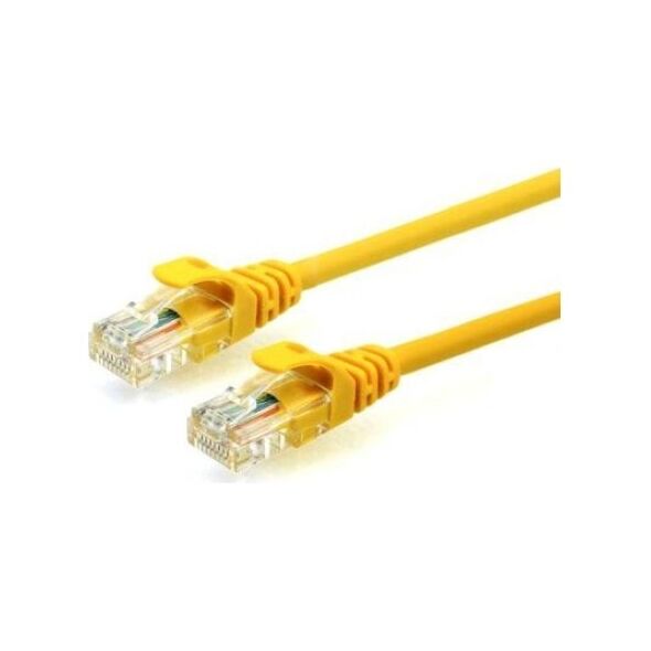 Καλώδιο Δικτύου UTP Cable CAT5e 0.5m Κίτρινο (Ασυσκεύαστο) 0616090016 0616090016 έως και 12 άτοκες δόσεις