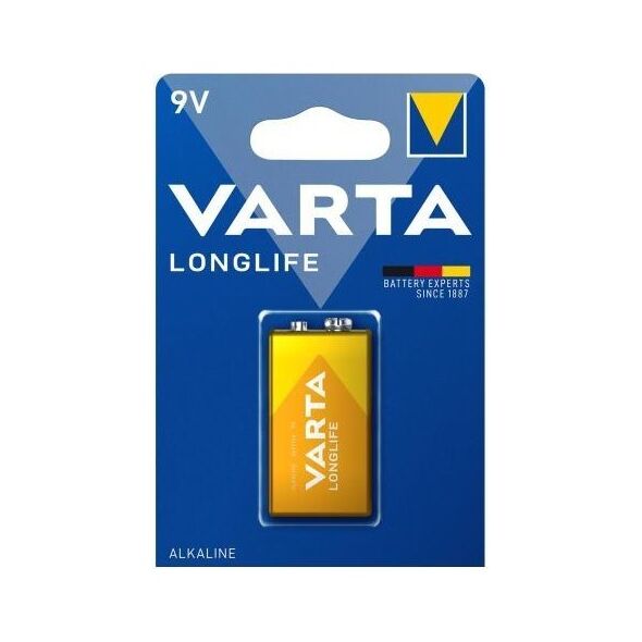 Μπαταρία Alkaline Varta Longlife 6LP3146 9V (1 τεμ.) 4008496525423 4008496525423 έως και 12 άτοκες δόσεις