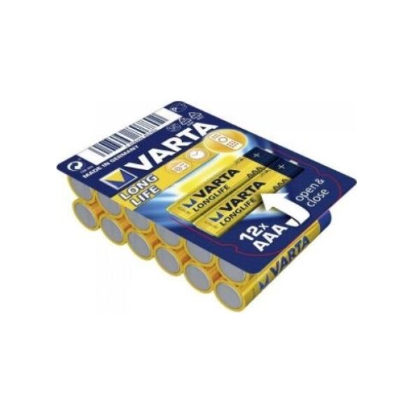 Μπαταρία Alkaline Varta Longlife AAA LR03 (12 τεμ.) 4008496807802 4008496807802 έως και 12 άτοκες δόσεις