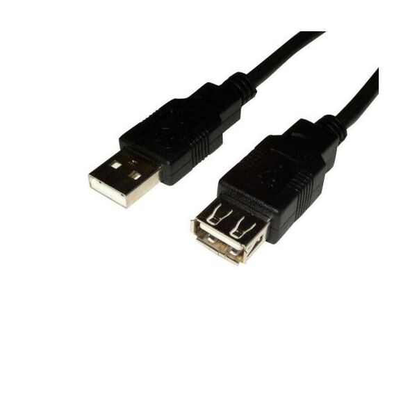 Καλώδιο Προέκτασης Σύνδεσης Male USB/ Female USB 1m Μαύρο (Ασυσκεύαστο) 0111060003 0111060003 έως και 12 άτοκες δόσεις