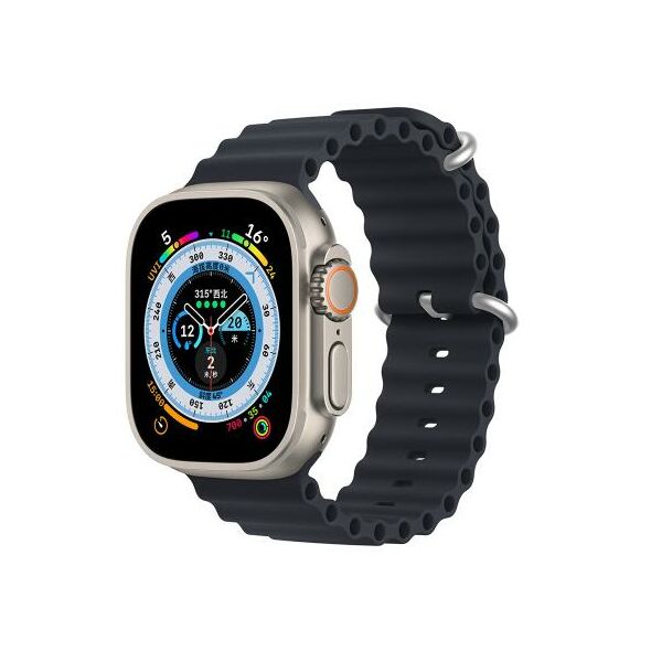 Λουράκι Σιλικόνης Dux Ducis OceanWave Bracelet Apple Watch (38/ 40/ 41mm) Γκρι 6934913033845 6934913033845 έως και 12 άτοκες δόσεις