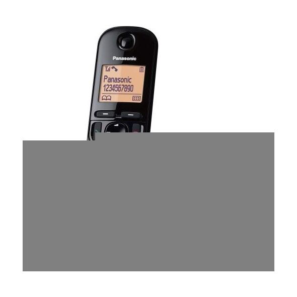Ασύρματο Τηλέφωνο Panasonic KX-TGC250 Μαύρο 5025232927630 5025232927630 έως και 12 άτοκες δόσεις
