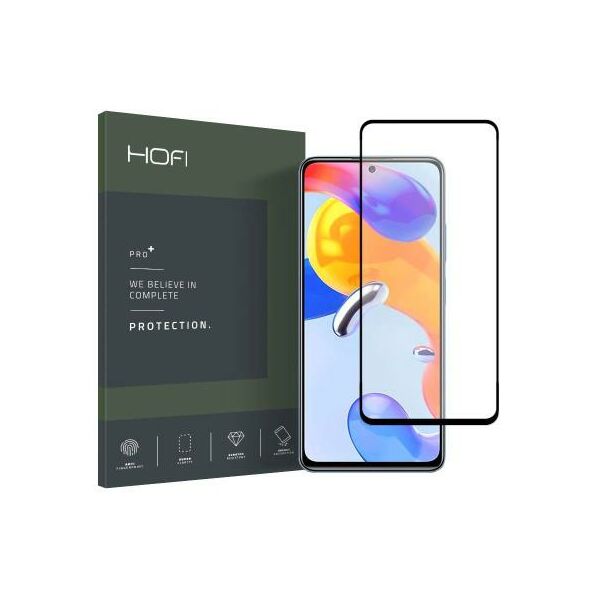 Tempered Glass Full Face Hofi Premium Pro+ Xiaomi Redmi Note 11 Pro/ Note 11 Pro 5G Μαύρο (1 τεμ.) 9589046920790 9589046920790 έως και 12 άτοκες δόσεις