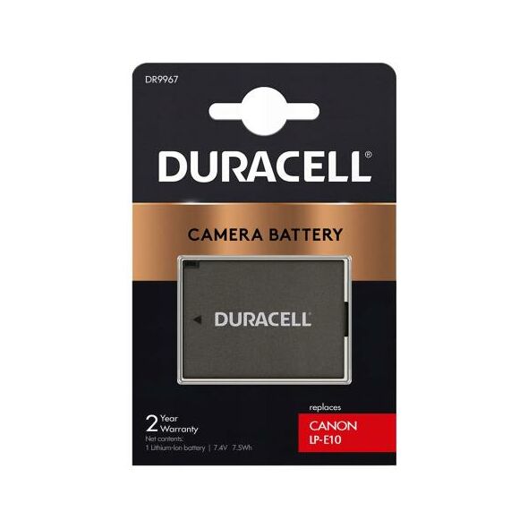 Μπαταρία Κάμερας Duracell DR9967 για Canon LP-E10 7.4V 1020 mAh (1 τεμ) 5055190134887 5055190134887 έως και 12 άτοκες δόσεις