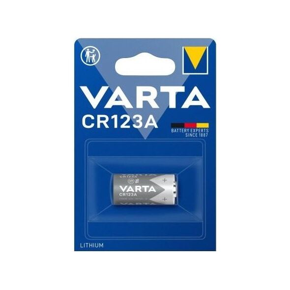 Μπαταρία Alkaline Varta CR123A 3V (1 τεμ) 4008496537280 4008496537280 έως και 12 άτοκες δόσεις