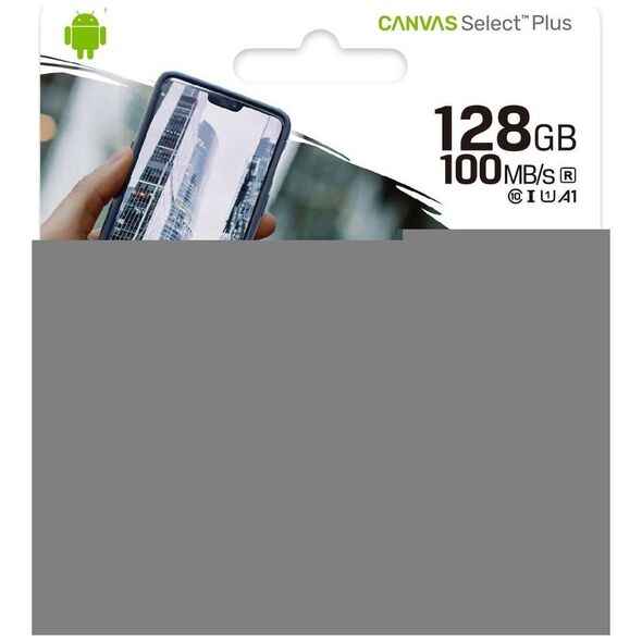 Kingston Micro Secure Digital 128GB microSDXC Canvas Select Plus 80R CL10 UHS-I Card + SD Adapter (SDCS2/128GB) έως 12 άτοκες Δόσεις