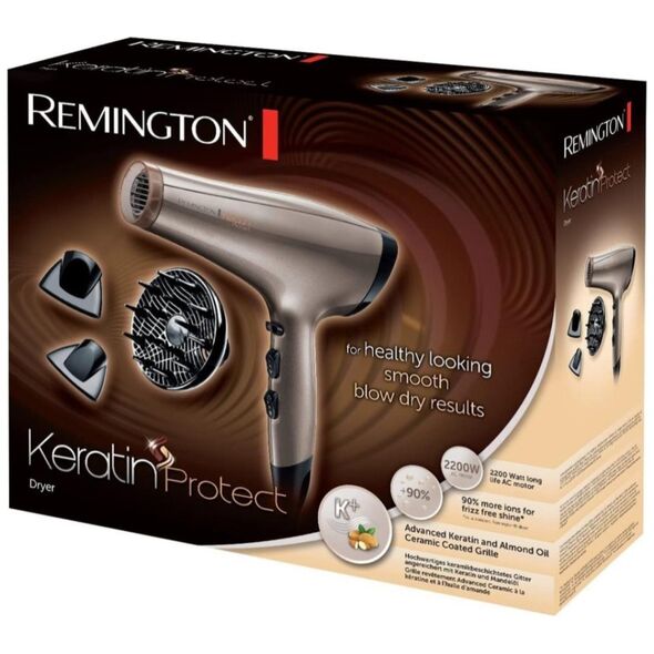 Remington E51 Ionic Επαγγελματικό Πιστολάκι Μαλλιών με Φυσούνα 2200W (AC8002) (REMAC8002) έως 12 άτοκες Δόσεις