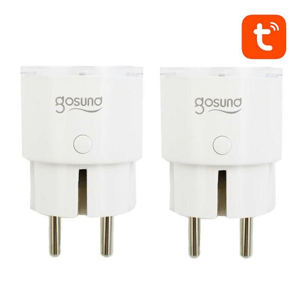 Gosund Smart plug WiFi Gosund SP111 3680W 16A, Tuya 2-pack 058368 6972391282140 SP111-2 έως και 12 άτοκες δόσεις
