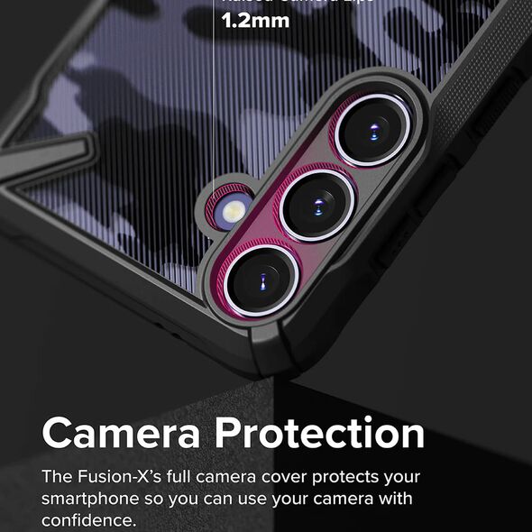 Ringke Husa pentru Samsung Galaxy S24 Plus - Ringke Fusion X - Black 8809961783302 έως 12 άτοκες Δόσεις