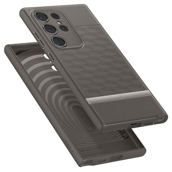 Spigen Husa pentru Samsung Galaxy S24 Ultra - Spigen Caseology Parallax - Ash Grey 0810083834412 έως 12 άτοκες Δόσεις
