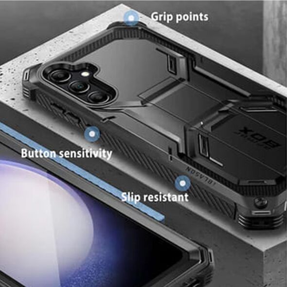 i-Blason Husa pentru Samsung Galaxy S23 FE + Folie - I-Blason Armorbox - Black 0843439137332 έως 12 άτοκες Δόσεις