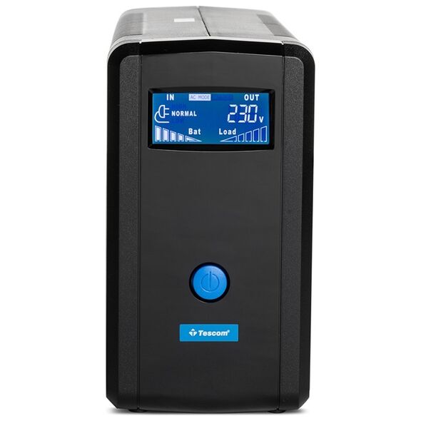 Tescom Leo Plus LCD 650AP UPS Line Interactive (UPS.0785) (TSLCD650AP) έως 12 άτοκες Δόσεις
