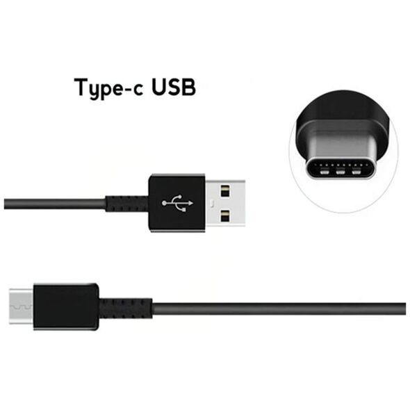 Samsung Samsung - Data Cable (EP-DG970BBE) - USB to Type-C, 2.1A, 1m - Black (Bulk Packing) 5949419088641 έως 12 άτοκες Δόσεις