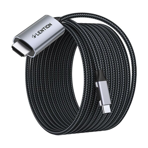 Lention Lention USB-C to 4K60Hz HDMI cable, 3m (gray) 059930 6955038346375 CB-CU707H-3MSC-GRY- έως και 12 άτοκες δόσεις