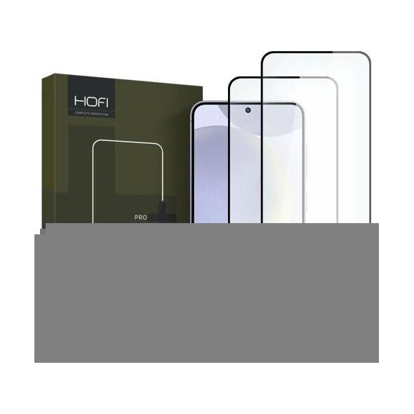 Tempered Glass Full Face Hofi Premium Pro+ Samsung Galaxy S24 5G Μαύρο (2 τεμ.) 5906203690350 5906203690350 έως και 12 άτοκες δόσεις